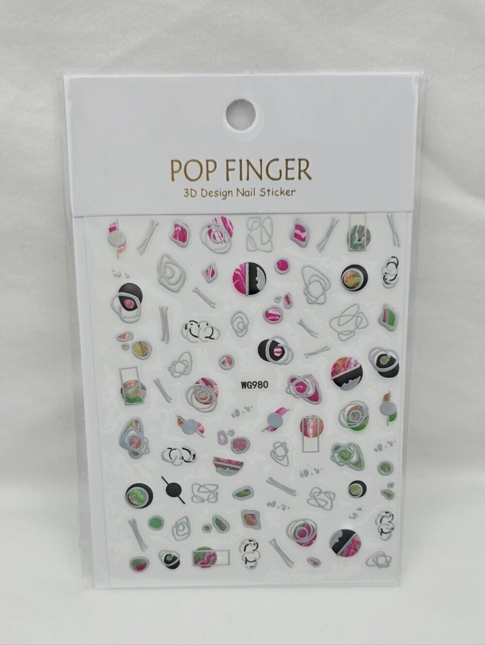 Trendy Self Adhesive Nails Art Transfer Sticker